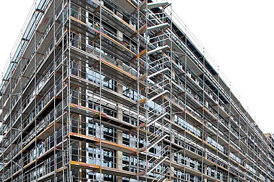 Fassadengerüst von Öller Gerüstbau in Passau