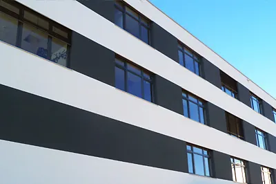 Fassade mit Wärmedämmverbundsystem von Öller