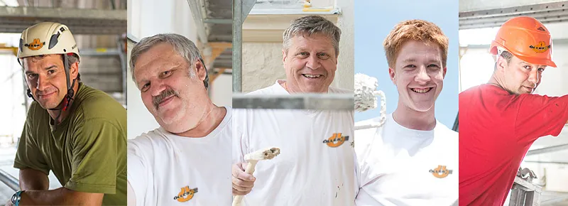 Das Team von Öller Malerei und Gerüstbau in Passau